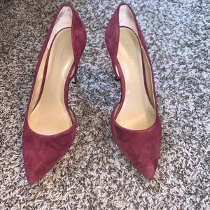 Ann Taylor Dorsay style plum rose color